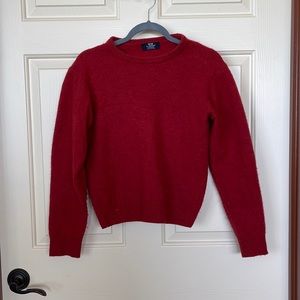 RED CASHMERE SWEATER